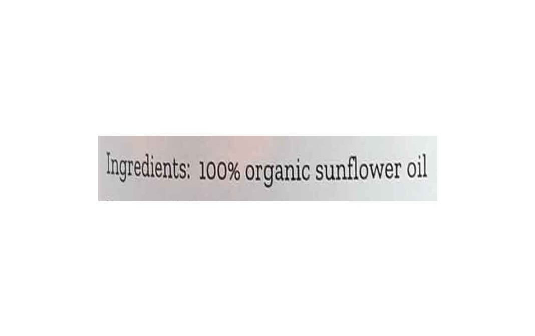 Conscious Food Sunflower Oil Organic+Cold-Pressed   Glass Bottle  500 millilitre